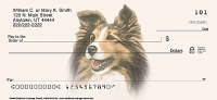 Sheltie Dog Personal Checks