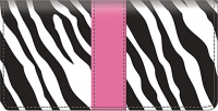 Zebra Print Checkbook Cover Accessories