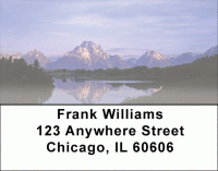 Mountain Views Address Labels Accessories