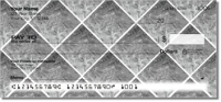 Silver Marble Tile Personal Checks