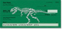 Dino Skeleton Personal Checks
