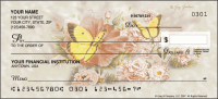 Butterfly Blooms Flower Personal Checks - 1 Box - Singles