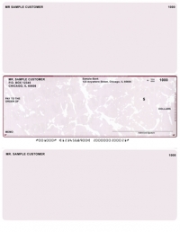 Burgundy Marble Middle Style Voucher Computer Checks