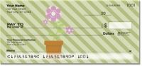 Potted Flower Personal Checks